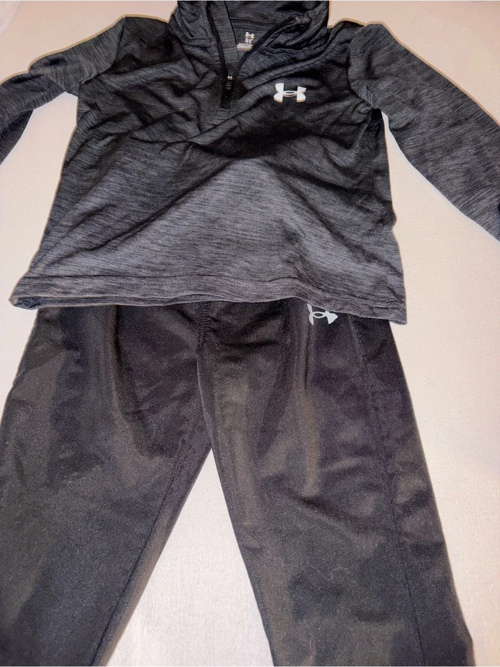 Nike Kids Blue Track Set & Under Armour Black Active Set - Matching Sportswear